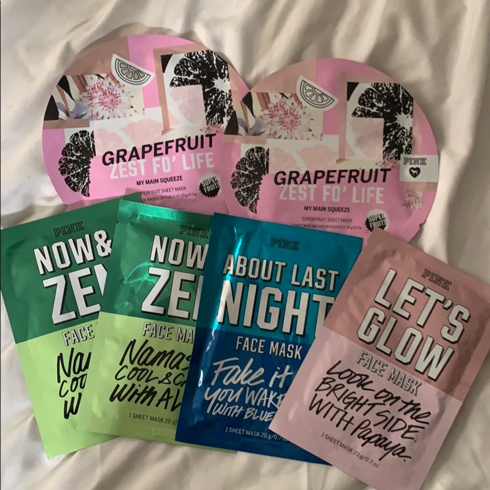 Victoria’s Secret Pink face masks